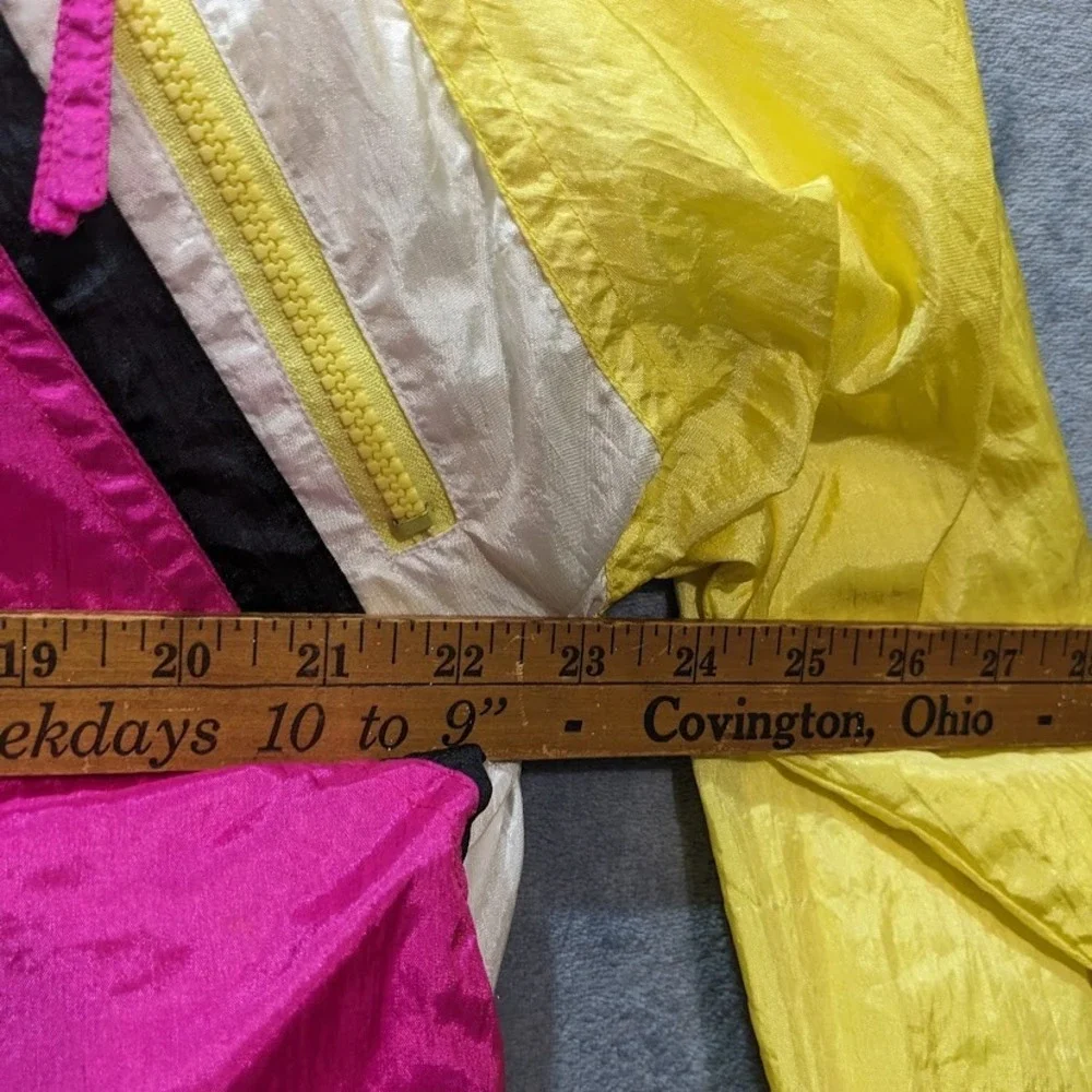 Vintage SFO San Francisco Originals Colorblock Windbreaker Jacket Purple Pink M